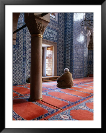 Inside Rustem Pasa Camii Mosque, Turkey by Izzet Keribar Pricing Limited Edition Print image