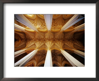 Vault Ceiling In 15Th-Century Frauenkirche (Church Of Our Lady), Munich, Germany by Krzysztof Dydynski Pricing Limited Edition Print image