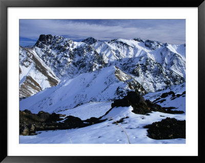 Snowfields Of Oukaimeden In The High Atlas, Oukaimeden, Marrakesh, Morocco by Mark Daffey Pricing Limited Edition Print image