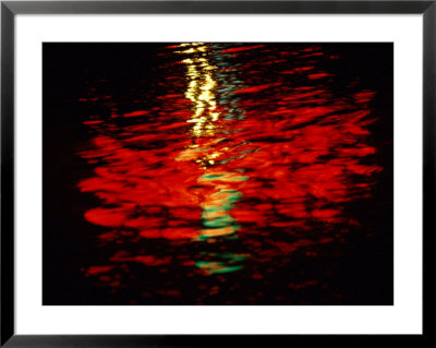 Light Reflected In The Water At Night by Raymond Gehman Pricing Limited Edition Print image