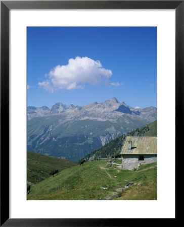 A Cow Herder's Mountain Hut High In The Swiss Alps by Taylor S. Kennedy Pricing Limited Edition Print image