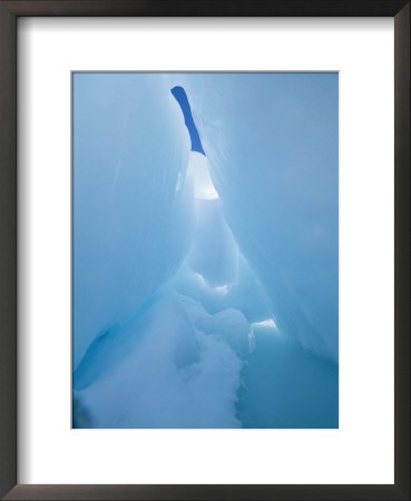 A Small Sliver Of Sky Visible From Inside An Ice Cave by Norbert Rosing Pricing Limited Edition Print image