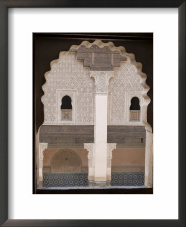 Ben Youssef Medersa (Koranic School), Marrakech, Morocco, North Africa, Africa by Ethel Davies Pricing Limited Edition Print image