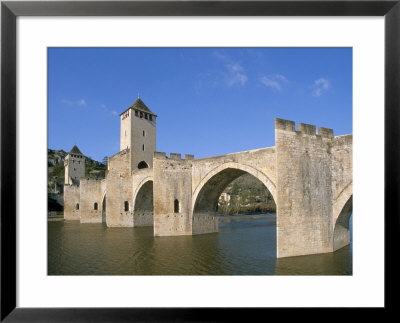 Valentre Bridge, Cahors, Quercy Region, Lot, France by Adam Tall Pricing Limited Edition Print image