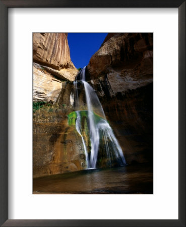 Lower Calf Creek Falls In Grand Staircase - Escalante National Monument, Utah by Mark Newman Pricing Limited Edition Print image