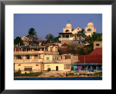 Lakeside Buildings, Flores, Guatemala by John Elk Iii Pricing Limited Edition Print image