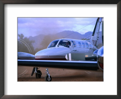 Plane At Parachilna, Parachilna,South Australia, Australia by John Hay Pricing Limited Edition Print image
