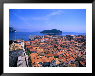 View Of Rooftops From The City Walls, Dubrovnik, Dubrovnik-Neretva, Croatia by Jan Stromme Pricing Limited Edition Print image