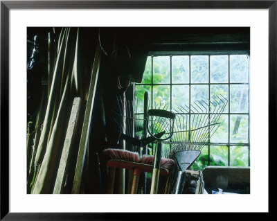 Potting Shed, Inside View Of Tools, Apple Tree Cottage, Wales by Sunniva Harte Pricing Limited Edition Print image