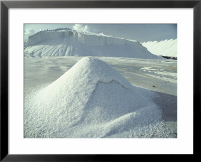 Piles Of Salt Harvested From The Sea Resemble Snow Drifts by Bill Curtsinger Pricing Limited Edition Print image