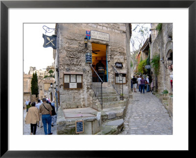 Tourists Shopping In Les Baux De Provence, France by Lisa S. Engelbrecht Pricing Limited Edition Print image
