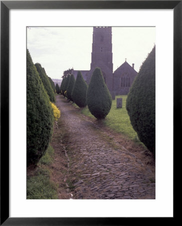 Country Churchyard, Devon, England by Nik Wheeler Pricing Limited Edition Print image