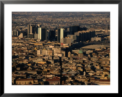 Overhead View Of City, Naples, Italy by Martin Moos Pricing Limited Edition Print image