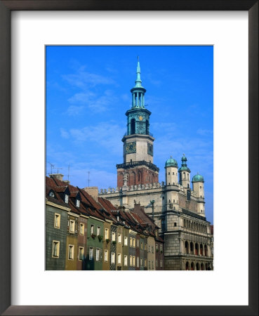 Town Hall In The Old Town Square, Poznan, Poland by Krzysztof Dydynski Pricing Limited Edition Print image