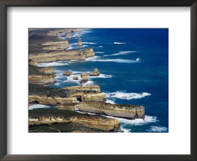 Aerial View Of Victoria's Shipwreck Coast, Victoria, Australia by Tony Wheeler Pricing Limited Edition Print image