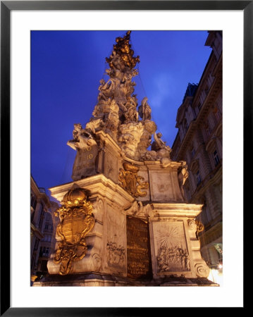 Plague Column At Graben, Innere Stadt, Vienna, Austria by Richard Nebesky Pricing Limited Edition Print image