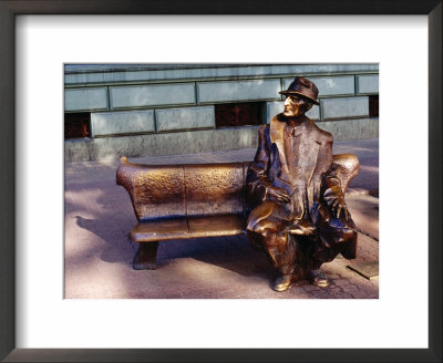 Tuwim Bench Monument Dedicated To Poet Julian Tuwim, Lodz, Lodzkie, Poland by Krzysztof Dydynski Pricing Limited Edition Print image