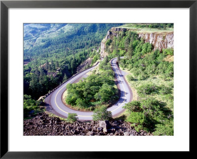Hairpin Curve, Columbia River Highway, Oregon, Usa by William Sutton Pricing Limited Edition Print image