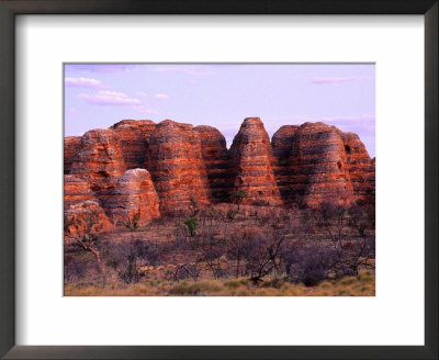 Bungle Bungles Rock Formations At Sunset, Purnululu National Park, Australia by Trevor Creighton Pricing Limited Edition Print image