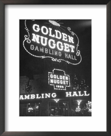 The Golden Nugget In Las Vegas Since 1905 by Loomis Dean Pricing Limited Edition Print image