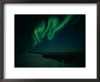 The Aurora Borealis Creates Fantastic Patterns Across The Evening Sky by Norbert Rosing Pricing Limited Edition Print image