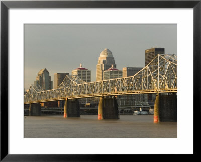 Clark Memorial Bridge, Louisville, Kentucky, Usa by Walter Bibikow Pricing Limited Edition Print image