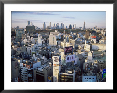 Shibuya Area Skyline With Shinjuku In The Background, Japan, Tokyo by Steve Vidler Pricing Limited Edition Print image