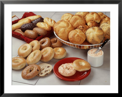 Cream Cheese And Lox Spread With Various Breads by Ed Bishop Pricing Limited Edition Print image