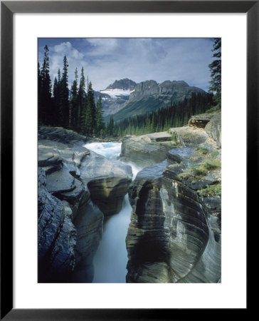 Waterfall, Mistaya River, Banff National Park, Alberta, Can by Jack Hoehn Pricing Limited Edition Print image