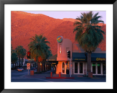 Sunset On Downtown Street, Palm Springs, Ca by Harold Wilion Pricing Limited Edition Print image