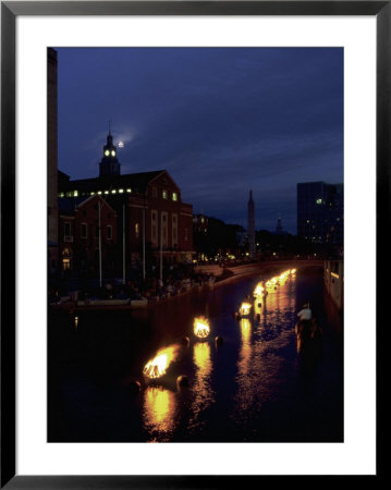 Waterplace Park At Night, Providence, Ri by James Lemass Pricing Limited Edition Print image