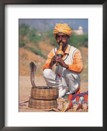 Snake Charmer, India by Lauree Feldman Pricing Limited Edition Print image