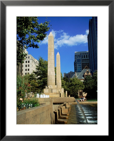 Trinity Church Courtyard, Boston, Ma by Ed Langan Pricing Limited Edition Print image