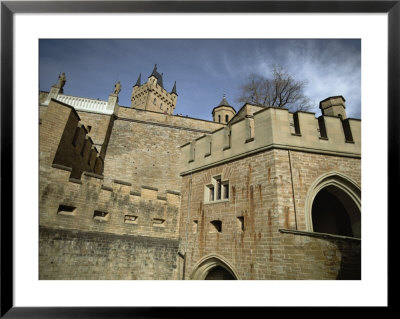 Wall Battlements Near Moat At Burg Hohenzollern Castle, 1850-1867 by Jason Edwards Pricing Limited Edition Print image