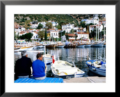 Fisherman At Marina, Kas, Turkey by Dallas Stribley Pricing Limited Edition Print image