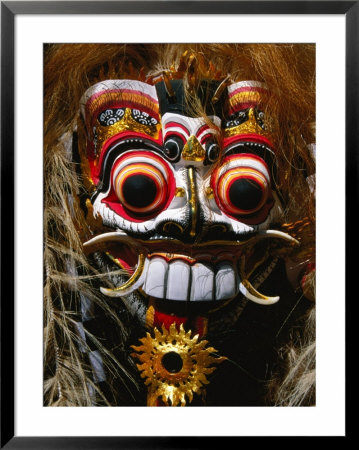 Mask Of Mythological Creature, Ubud, Indonesia by Paul Beinssen Pricing Limited Edition Print image