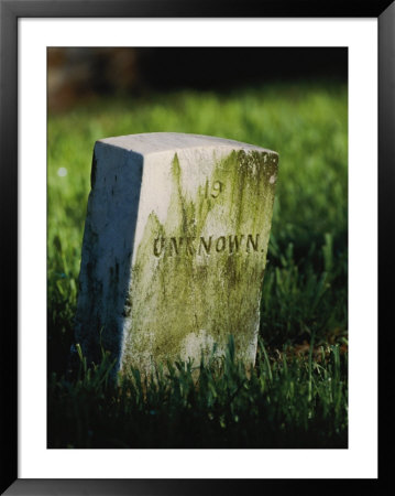 A Civil War Era Gravestone Marked Unknown by Kenneth Garrett Pricing Limited Edition Print image