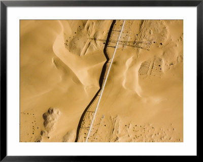 This Is The Longest Phosphate Conveyor Belt In The World, 100Kms Long, Morocco by Michael Fay Pricing Limited Edition Print image