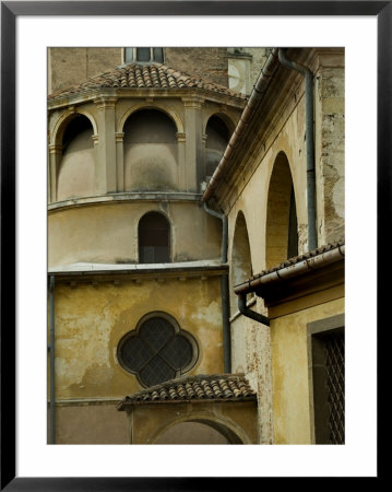 Architectural Detail Of Italian Buildings, Asolo, Italy by Todd Gipstein Pricing Limited Edition Print image