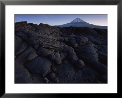 Lava Fields Overlooking Pico Volcano In The Azores by James L. Stanfield Pricing Limited Edition Print image