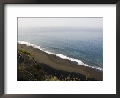 Black Volcanic Sand Beach At Sao Filipe, Fogo (Fire), Cape Verde Islands, Atlantic Ocean, Africa by Robert Harding Pricing Limited Edition Print image