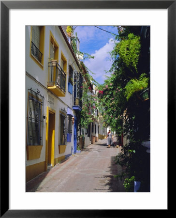 Typical Old Town Street, Marbella, Costa Del Sol, Andalucia, Spain by Fraser Hall Pricing Limited Edition Print image