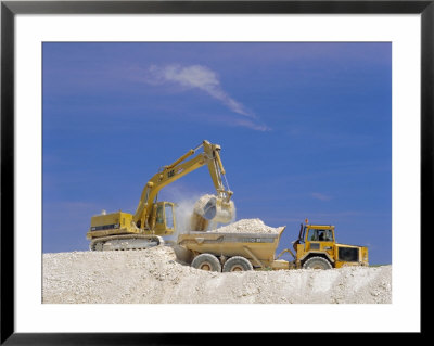 Earth Removal, Jcbs/Diggers, Construction Industry by G Richardson Pricing Limited Edition Print image