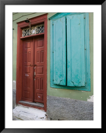 Building Detail, Vourliotes, Samos, Aegean Islands, Greece by Walter Bibikow Pricing Limited Edition Print image