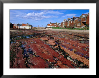 Seaside Resort Town At Low Tide North Berwick, East Lothian, Scotland by Glenn Beanland Pricing Limited Edition Print image