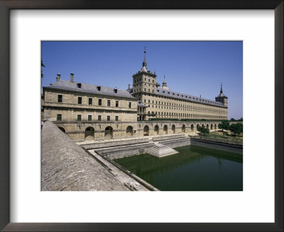 Western Facade, Escorial, Unesco World Heritage Site, Madrid, Spain by Peter Scholey Pricing Limited Edition Print image