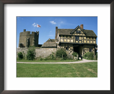 Gatehouse And South Tower, Stokesay Castle, Shropshire, England, United Kingdom by David Hunter Pricing Limited Edition Print image