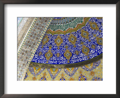 Detail Of Tilework, Who Was Assassinated In 661, Balkh Province, Afghanistan by Jane Sweeney Pricing Limited Edition Print image