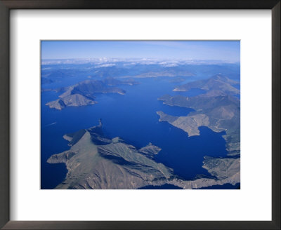 Aerial View, Marlborough Sound, South Island, New Zealand by D H Webster Pricing Limited Edition Print image