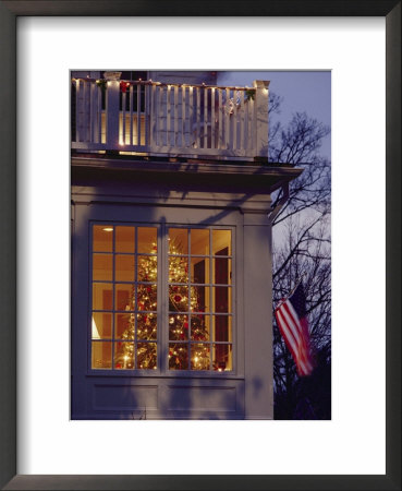 A View Of A Christmas Tree Through A Window by Richard Nowitz Pricing Limited Edition Print image